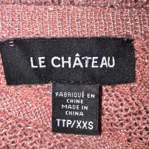 Le Chateau Ladies Pullover Sweater Pink Size XXS - Picture 7 of 9